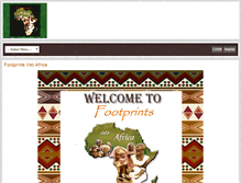 Tablet Screenshot of footprintsintoafrica.com